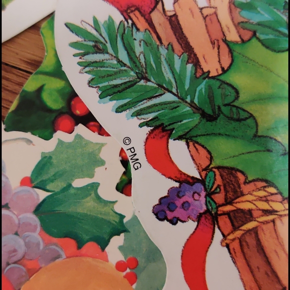 Vintage 1970s 80s Christmas cutouts window - Picture 11 of 16